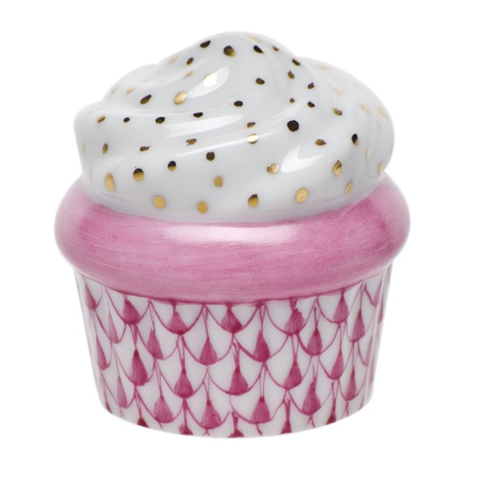 **Cupcake - Raspberry - Herend - Gaines Jewelers