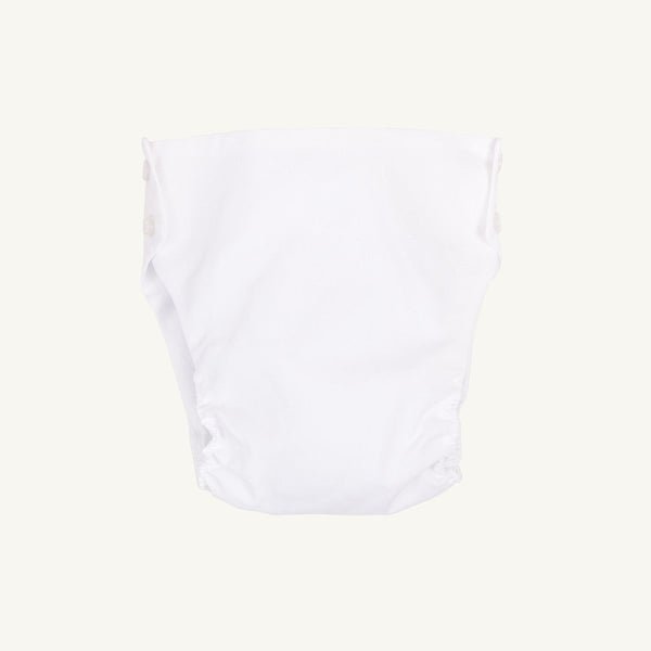 Dalton Diaper Cover - Worth Avenue White - The Beaufort Bonnet Company - Gaines Jewelers