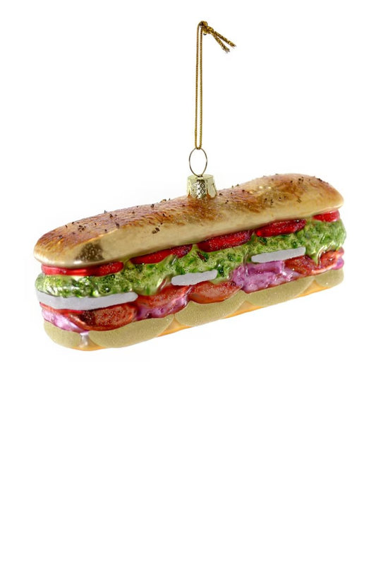 Deluxe Sub Sandwich Ornament - Cody Foster & Co - Gaines Jewelers