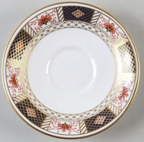 * Derby Border Bread & Butter - Royal Crown Derby - Gaines Jewelers