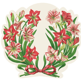 Die Cut Amaryllis Placemat - 12 Sheets - Hester & Cook - Gaines Jewelers