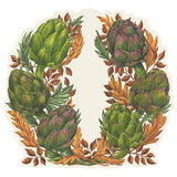Die-cut Artichoke Wreath Placemat - 12 sheets - Hester & Cook - Gaines Jewelers