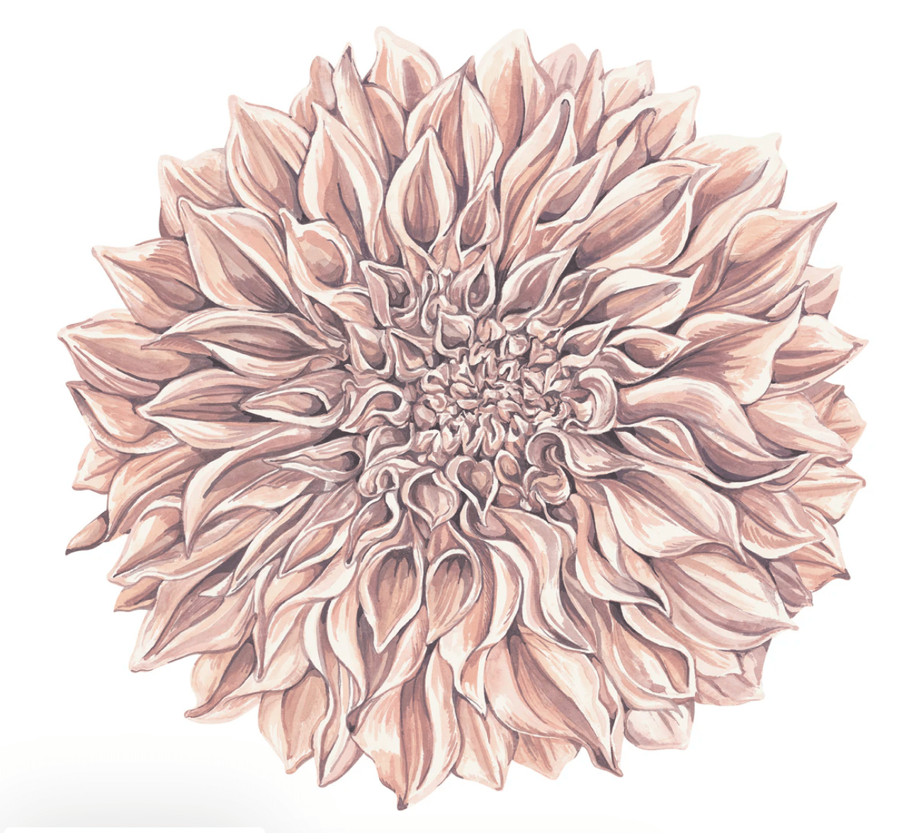 Die - Cut Dahlia Placemat - Hester & Cook - Gaines Jewelers