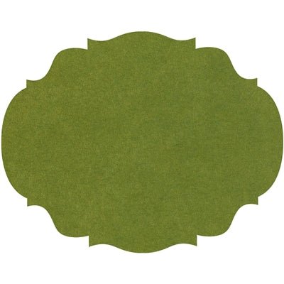 Die - cut Green French Frame Placemat - Hester & Cook - Gaines Jewelers