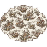 Die-cut Harvest Toile Frame Placemat - Hester & Cook - Gaines Jewelers
