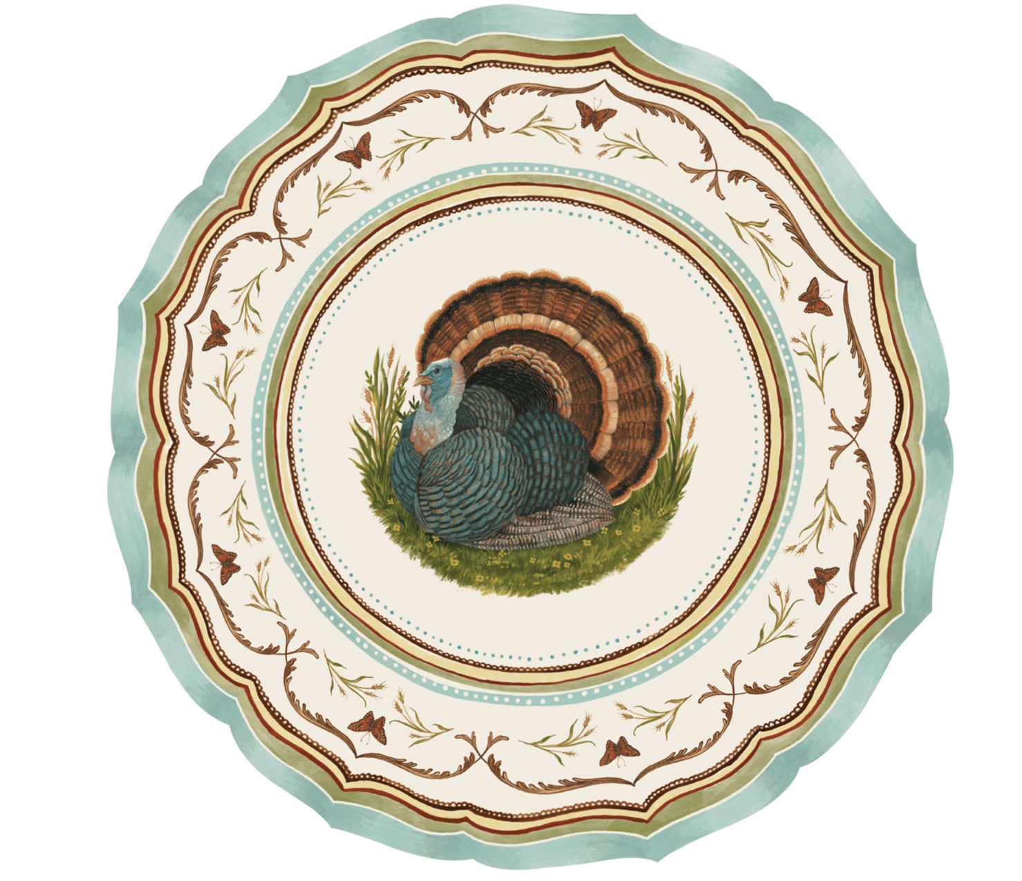 Die Cut Heritage Turkey China - 12 Sheets - Hester & Cook - Gaines Jewelers