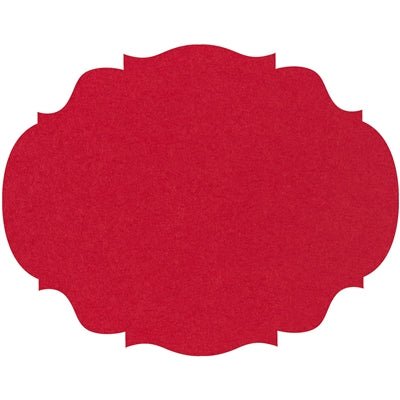 Die - cut Red French Frame Placemat - Hester & Cook - Gaines Jewelers