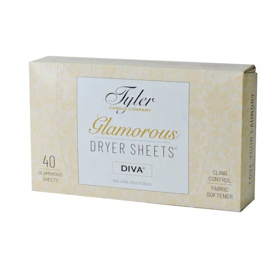 Diva® Dryer Sheets 40 Sheets Per Pack - Tyler Candle Company - Gaines Jewelers