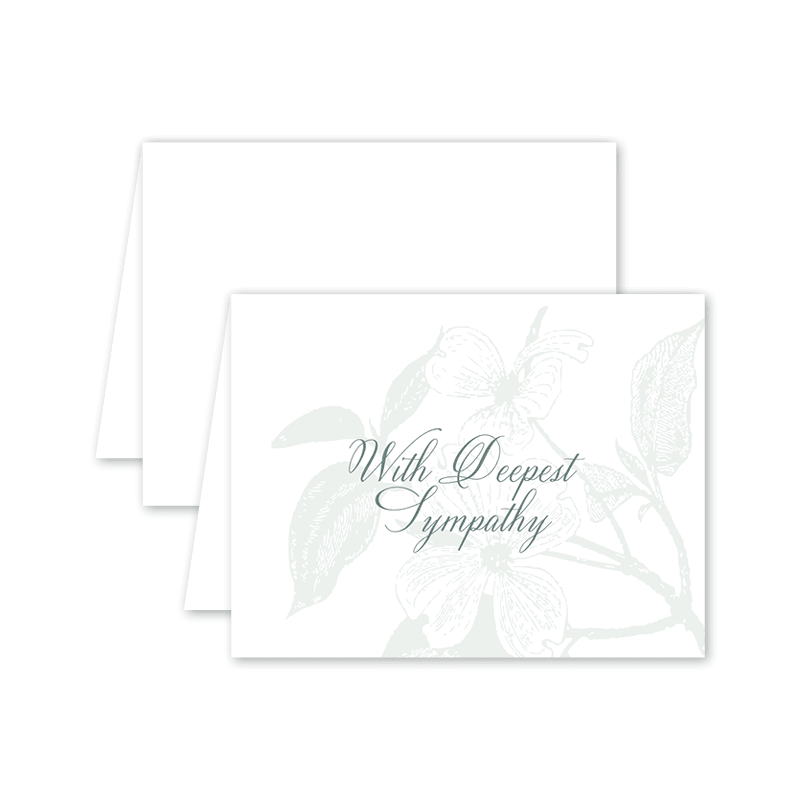 Dogwood Branch Sympathy Card - Dogwood Hill - Gaines Jewelers