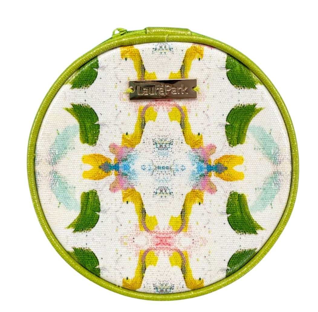 Dogwood Round Jewelry Case - Laura Park Designs - Gaines Jewelers