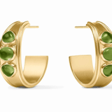 Dolce Stone Hoop - Iridescent Palmetto Green - Julie Vos - Gaines Jewelers
