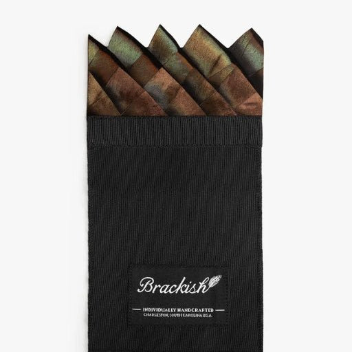 Dorsey Pocket Square - Brackish - Gaines Jewelers