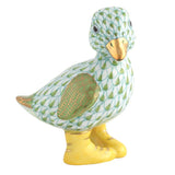 **Duckling in Boots - Key Lime - Herend - Gaines Jewelers