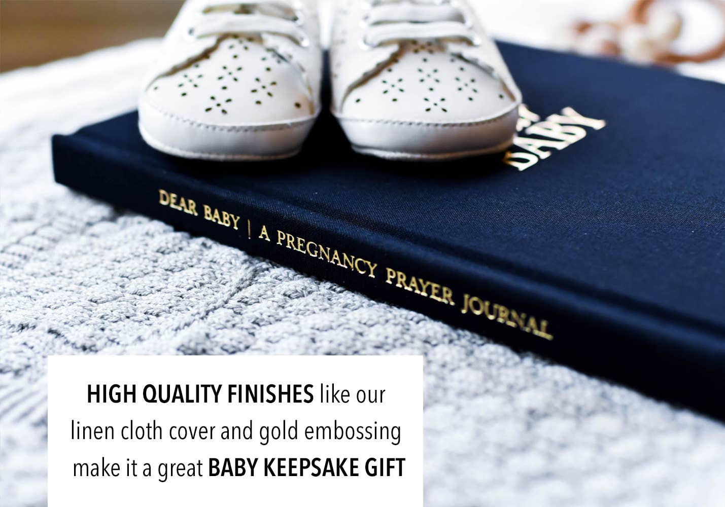 Duncan & Stone Paper Co. - Dear Baby: A Pregnancy Prayer Journal & Memory Book for Moms: Ivory - Gaines Jewelers