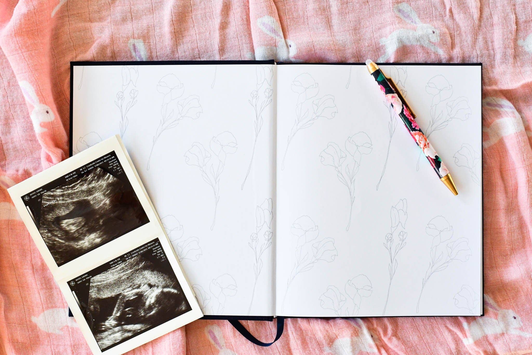 Duncan & Stone Paper Co. - Dear Baby: A Pregnancy Prayer Journal & Memory Book for Moms: Ivory - Gaines Jewelers
