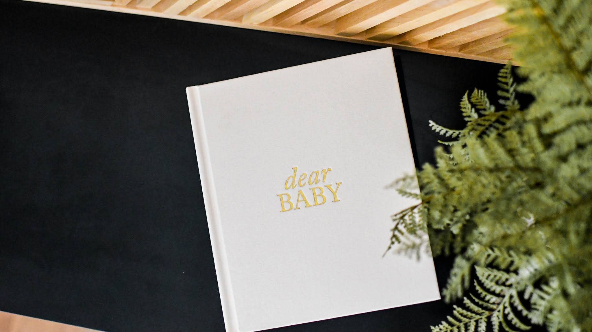 Duncan & Stone Paper Co. - Dear Baby: A Pregnancy Prayer Journal & Memory Book for Moms: Ivory - Gaines Jewelers