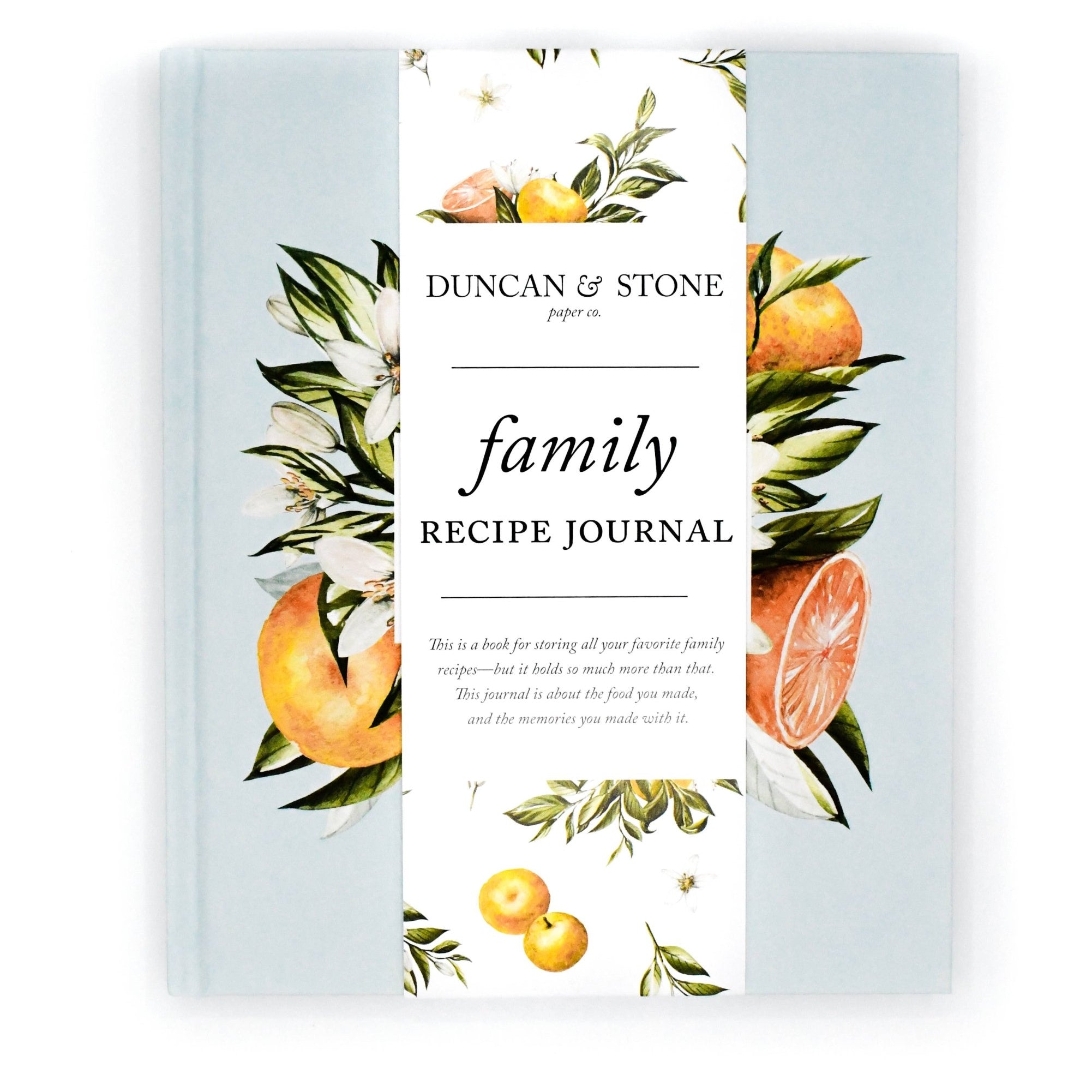 Duncan & Stone Paper Co. - Family Recipe Book & Keepsake Journal | Mother's Day Gift - Gaines Jewelers