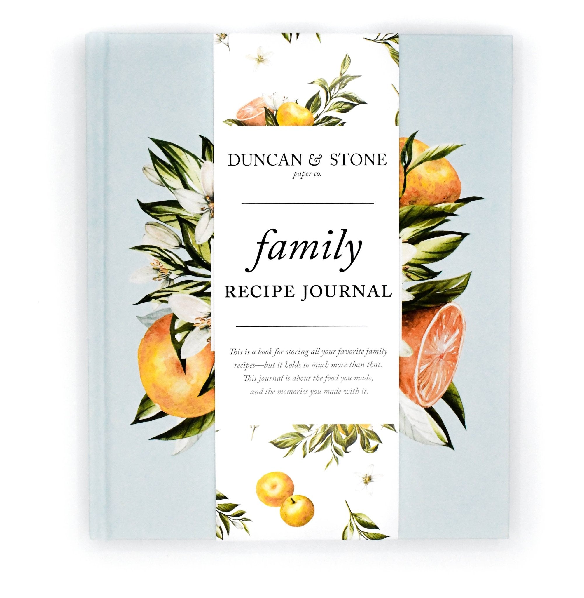 Duncan & Stone Paper Co. - Family Recipe Book & Keepsake Journal | Mother's Day Gift - Gaines Jewelers