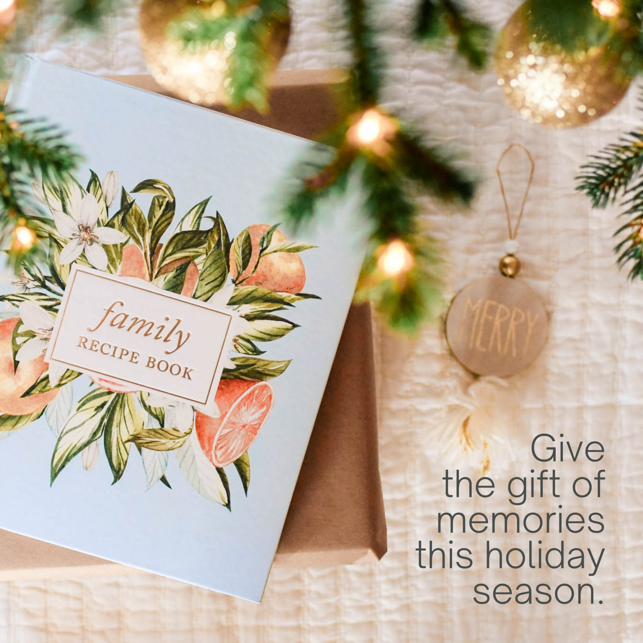 Duncan & Stone Paper Co. - Family Recipe Book & Keepsake Journal | Mother's Day Gift - Gaines Jewelers