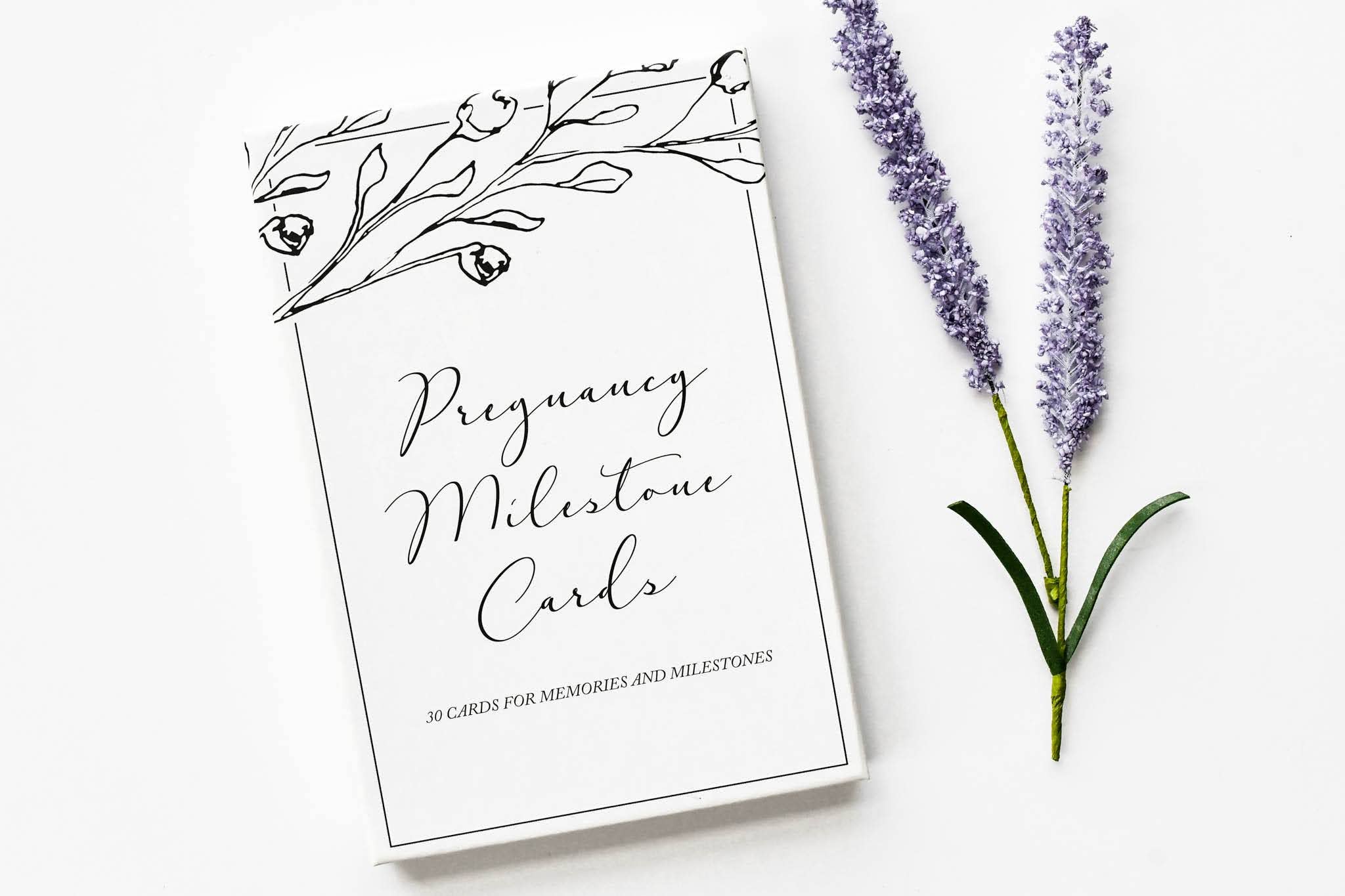Duncan & Stone Paper Co. - Pregnancy Milestone Cards | Baby Announcement & Reveal - Gaines Jewelers