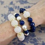 Savannah Bracelet - Navy - Traci's Beads