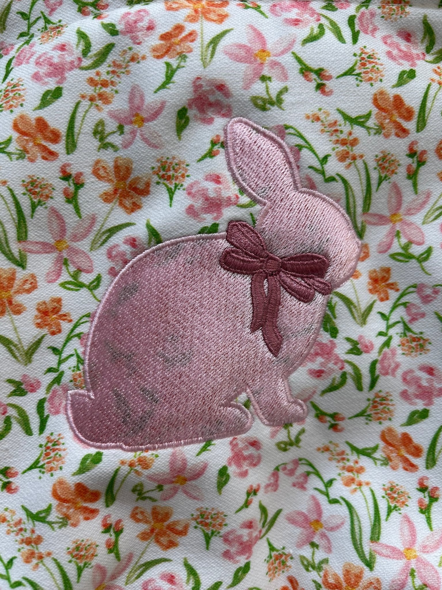Easter Basket - Spring in St. Louis with Pink Embroidered Bunny - Petite Keep - Gaines Jewelers