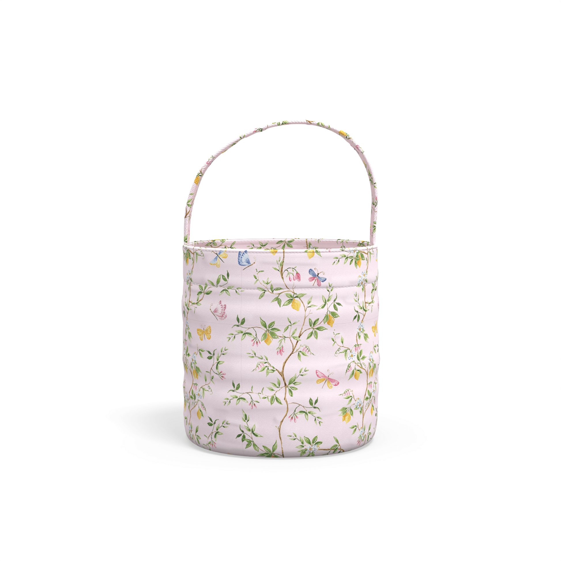 Easter Basket - Sylvia's Summer with Pink Embroidered Cross - Petite Keep - Gaines Jewelers