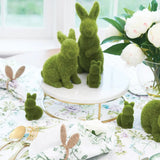 Easter Flocked Sitting Bunny Decorative Figurine - C&F Home - Gaines Jewelers