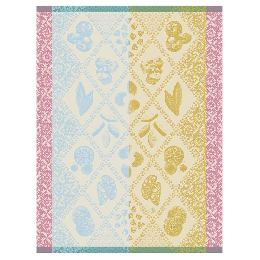 Éclats Du Midi Douceur Cotton - Blue - Le Jacquard - Gaines Jewelers