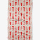 Geometry - Lobster Stripe Tea Towel