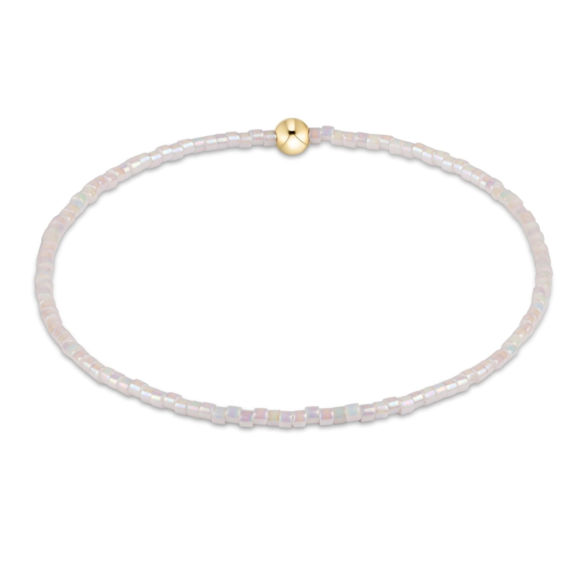 Egirl Hope Bracelet - Silky White - enewton - Gaines Jewelers