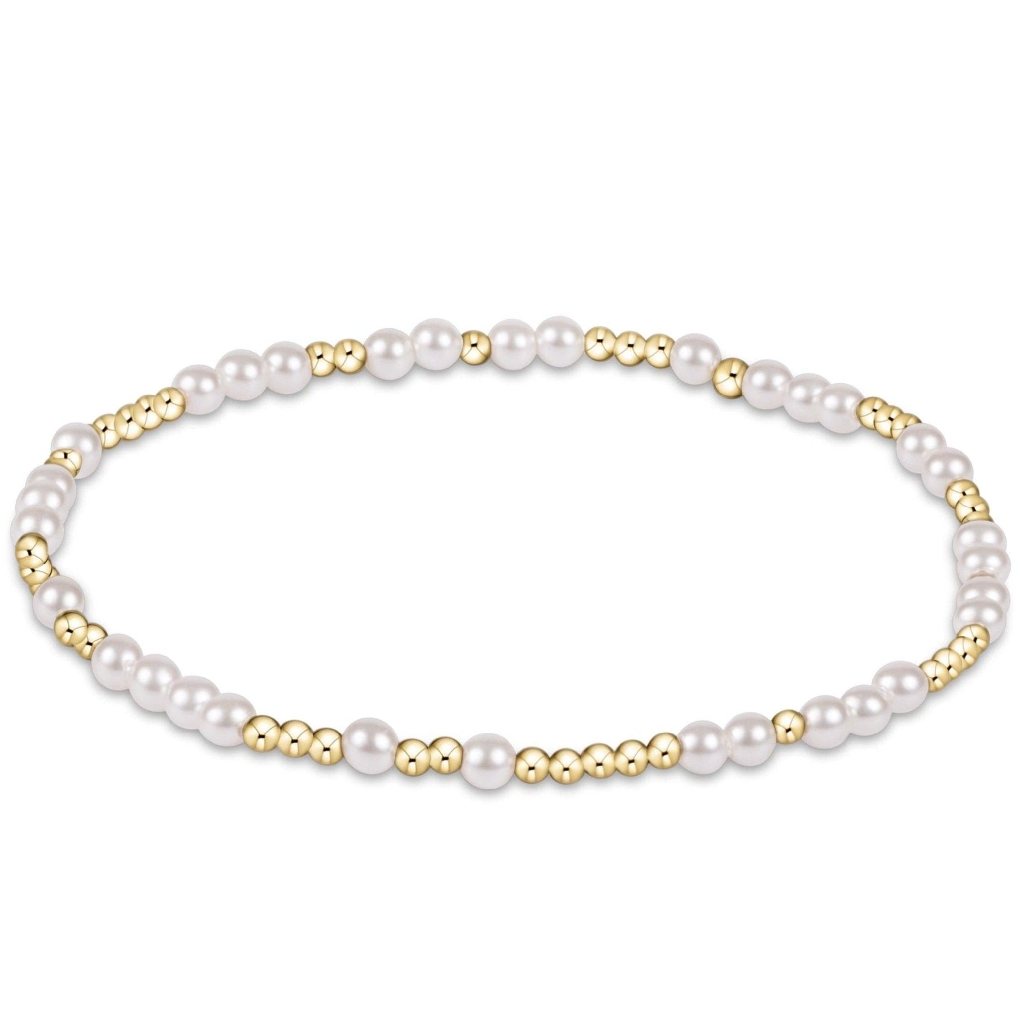 egirl Hope Unwritten Pearl 3mm Bracelet - Enewton - Gaines Jewelers