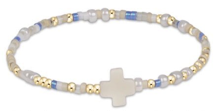 Egirl Hope Unwritten Signature Cross Bracelet - Skinny Dippin' - enewton - Gaines Jewelers