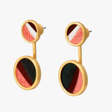 Elizabeth Bezel Jacket Earring - Brackish - Gaines Jewelers