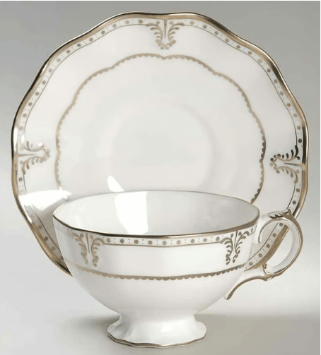 * Elizabeth Tea Cup & Saucer - Royal Crown Derby - Gaines Jewelers