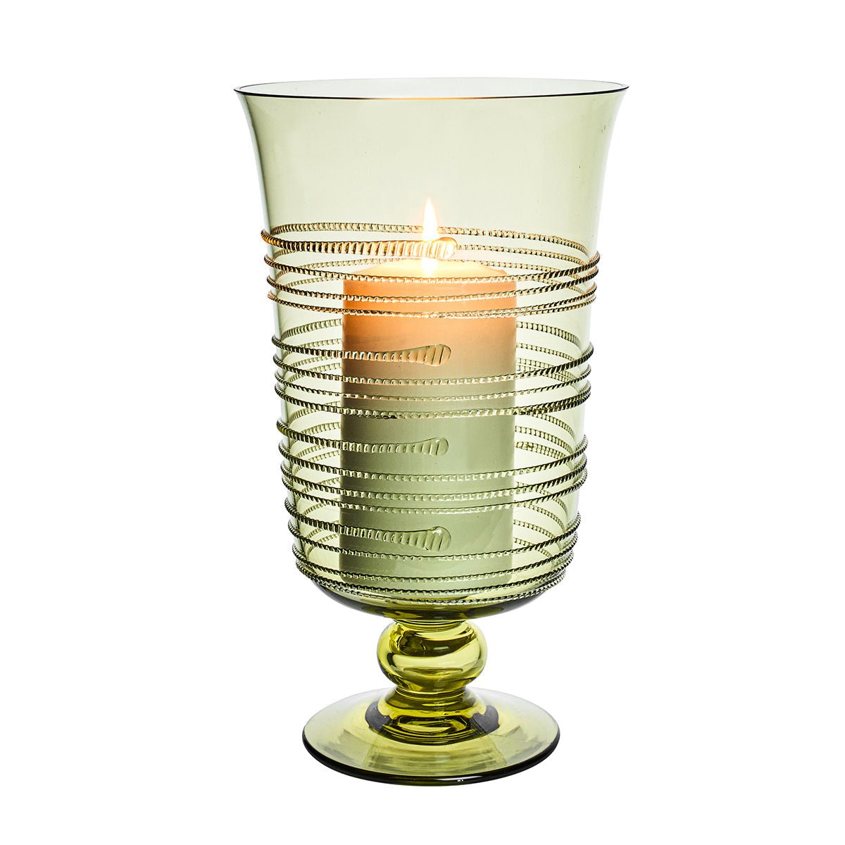 Ella 11" Hurricane - Green - Juliska - Gaines Jewelers