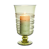 Ella 11" Hurricane - Green - Juliska - Gaines Jewelers