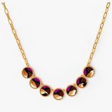 Ella Multi Bezel Necklace - Brackish - Gaines Jewelers