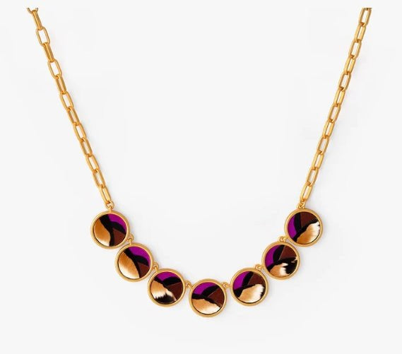 Ella Multi Bezel Necklace - Brackish - Gaines Jewelers