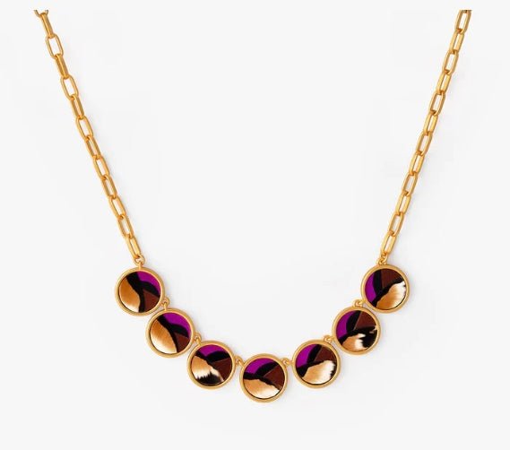 Ella Multi Bezel Necklace - Brackish - Gaines Jewelers