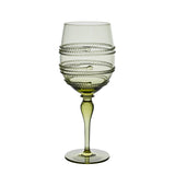 Ella Wine Glass - Green - Juliska - Gaines Jewelers