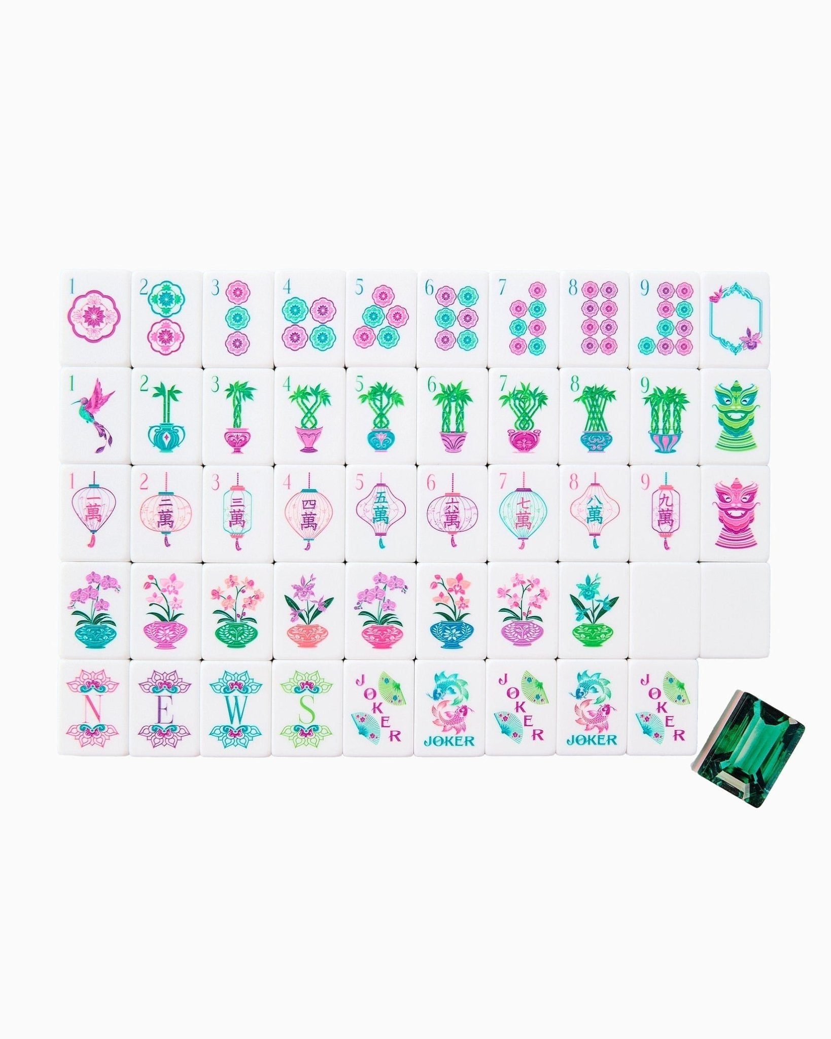 Emerald Mahjong Tiles - Oh My Mahjong - Gaines Jewelers
