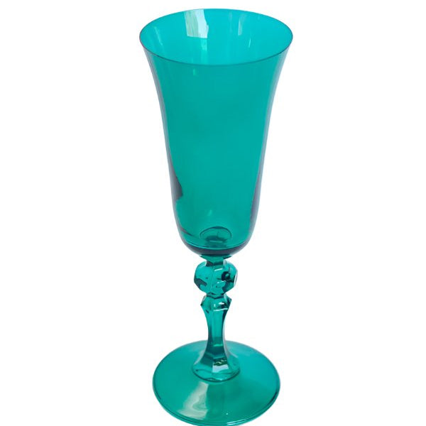 Emerald Regal Flute - Estelle Colored Glass - Gaines Jewelers