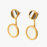 Emily Bezel Jacket Earring - Brackish - Gaines Jewelers