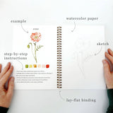 emily lex studio - Flowers watercolor workbook - Gaines Jewelers