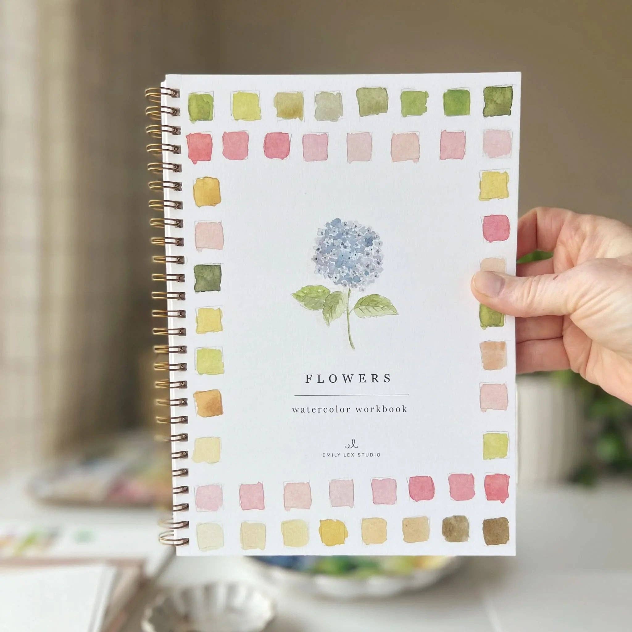 emily lex studio - Flowers watercolor workbook - Gaines Jewelers