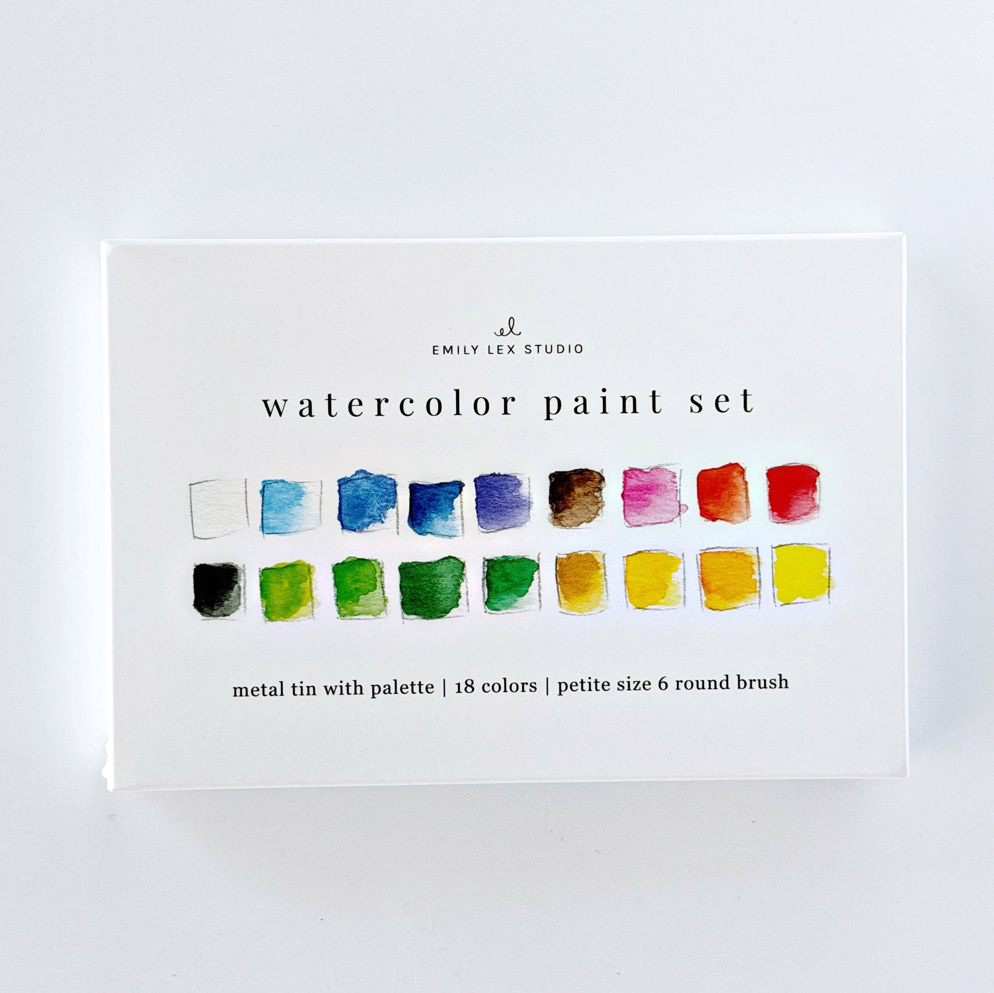 emily lex studio - Watercolor paint set 18 colors with brush - Gaines Jewelers