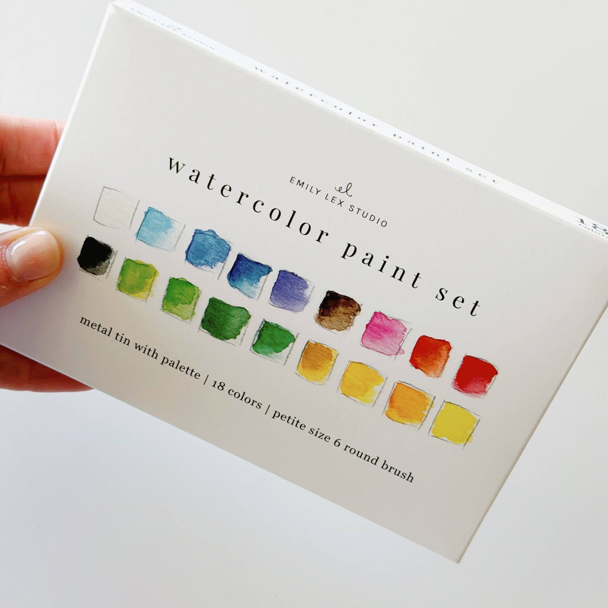 emily lex studio - Watercolor paint set 18 colors with brush - Gaines Jewelers