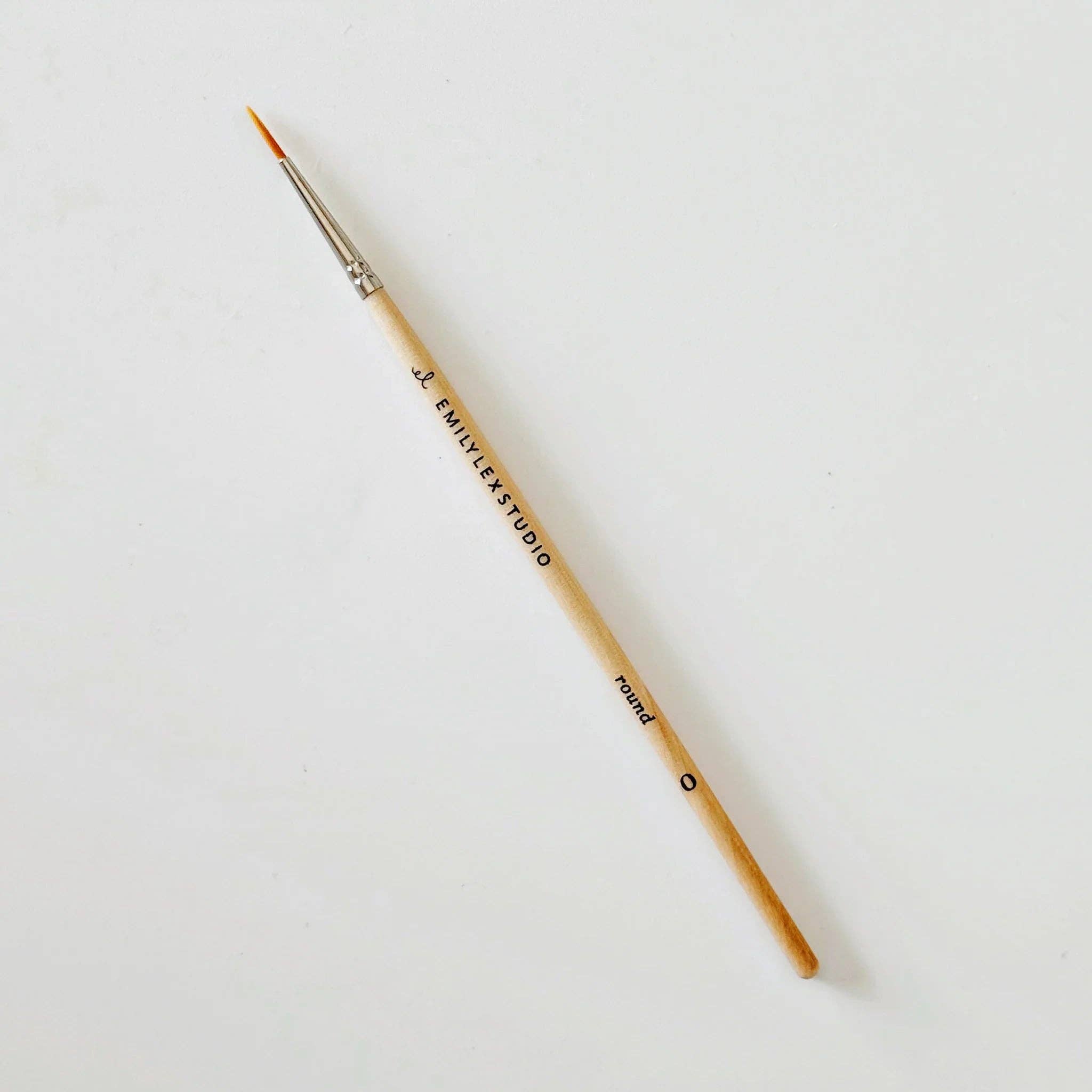 emily lex studio - Watercolor paintbrush set of five wood brushes - Gaines Jewelers