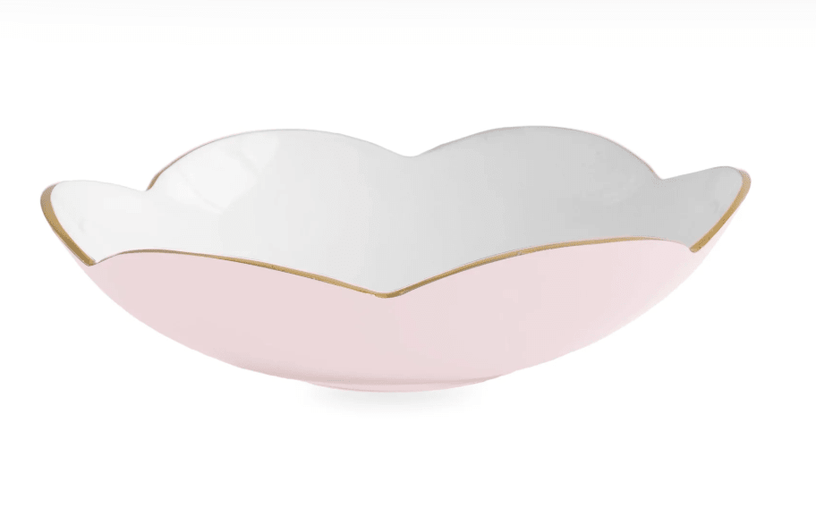 Encanto Amelia Medium Bowl - Camellia and White - Beatriz Ball - Gaines Jewelers